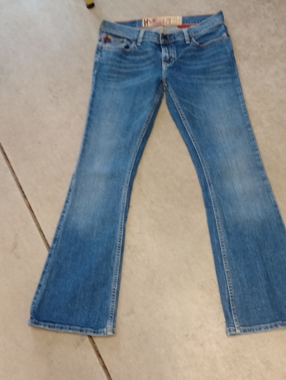 Hollister Medium Blue Flare Jeans